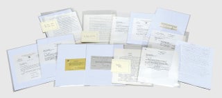 Item #156007 Archive of correspondence relating to James Bond typescripts and continuation books....