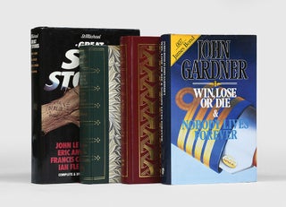 Item #156642 Four James Bond anthologies. Dr. No; The Man with the Golden Gun; Licence Renewed;...