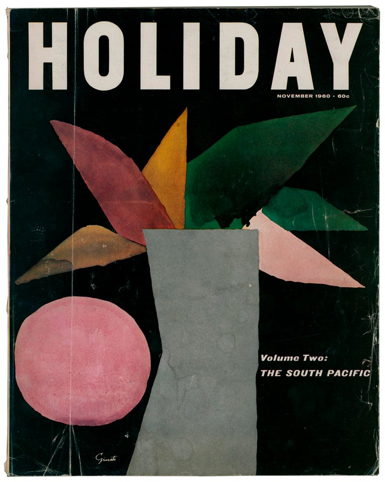 Item #44258 'The Perplexing Date Line' contained within 'Holiday' magazine. Vol 28, No.5, November 1960. Ian Lancaster FLEMING.