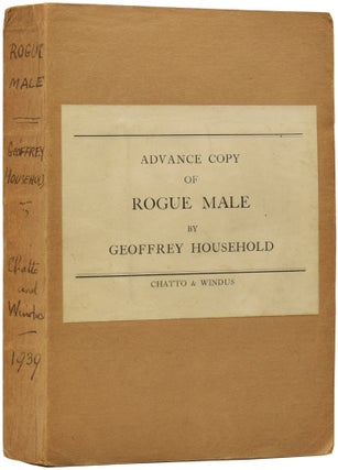Item #49232 Rogue Male [aka Man Hunt]. Geoffrey HOUSEHOLD