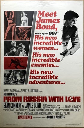 Item #53773 [MOVIE POSTER] From Russia With Love. EON Productions