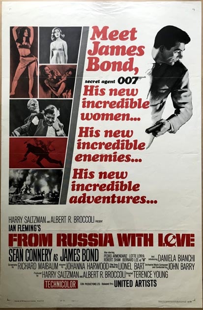 Item #53773 [MOVIE POSTER] From Russia With Love. EON Productions.