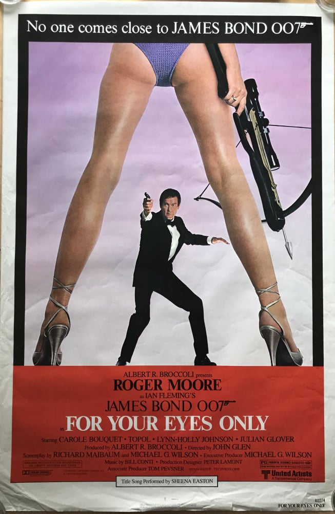 Item #54734 [MOVIE POSTER] For Your Eyes Only. EON Productions.