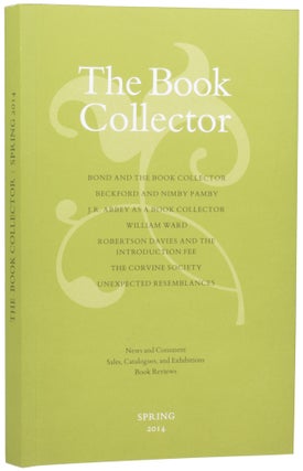 Item #58755 'James Bond and the Book Collector' within The Book Collector. Spring 2014. Ian...
