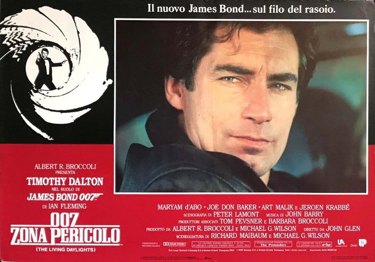Item #61035 The Living Daylights [poster collection]. Ian - Promotional Material / Memorabilia FLEMING.