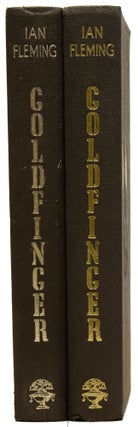 Item #62980 Goldfinger [two copies in varying bindings]. Ian Lancaster FLEMING