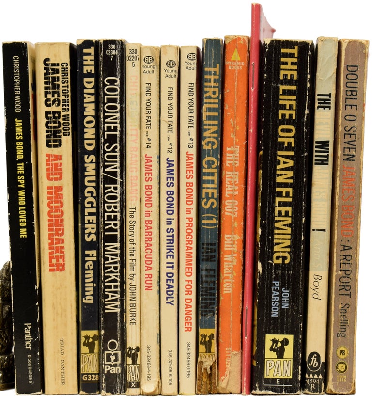 Item #63993 Ian Fleming and James Bond related group lot comprising: The Diamond Smugglers, Thrilling Cities, Chitty Chitty Bang Bang, Colonel Sun, biographies etc. Ian Lancaster FLEMING.