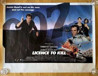 Item #64149 [MOVIE POSTER] Licence (License) to Kill. Ian Lancaster FLEMING