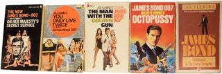 Ian Fleming's James Bond novels: the complete paperback film tie-in editions. Dr. No; From Russia With Love; Goldfinger; Thunderball; Casino Royale; You Only Live Twice; On Her Majesty's Secret Service; Diamonds Are Forever; Live and Let Die; The Man with the Golden Gun; For Your Eyes Only; Octopussy, The Living Daylights.