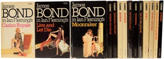 Item #65017 Ian Fleming's James Bond novels, the complete Triad paperback series. Comprising:...