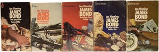 Ian Fleming's James Bond novels, the complete Pan paperback 'Still Life' series. Comprising: Casino Royale, Moonraker, Diamonds Are Forever, From Russia With Love, Dr. No, Goldfinger, For Your Eyes Only (short stories inc. From A View To A Kill, Quantum of Solace), Thunderball, The Spy Who Loved Me, On Her Majesty's Secret Service, You Only Live Twice, The Man with the Golden Gun, Octopussy and The Living Daylights (short stories)