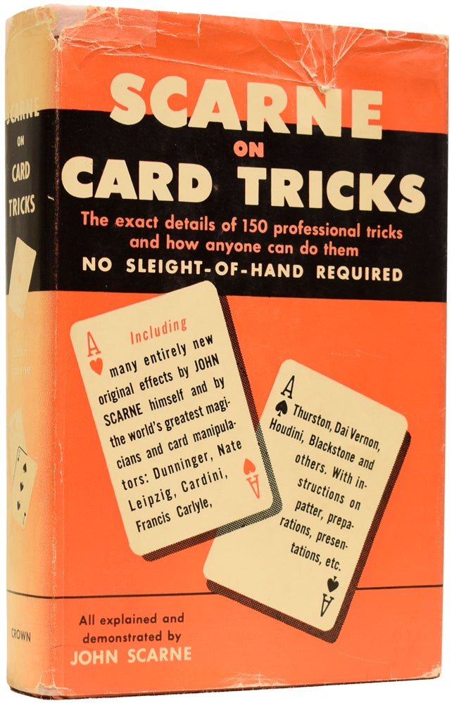 Item #65170 Scarne on Cards Tricks. John SCARNE.