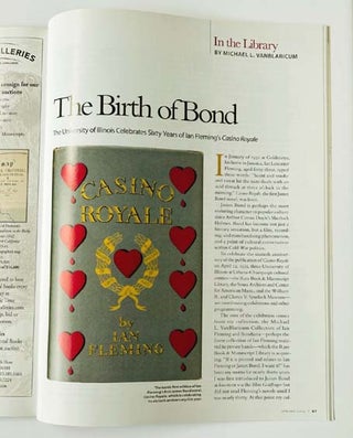 Item #65228 Two Ian Fleming related articles within 'Fine Books and Collections' magazine [two...