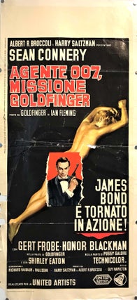 Item #65396 [Goldfinger, United Artists, 1964] Agent 007 Mission Goldfinger. Italian Locandina...
