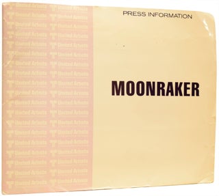 Item #65688 Moonraker [original film press pack with still photos]. James Bond Promotional Material