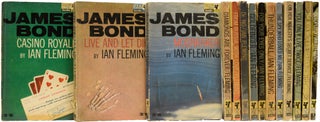 Item #65753 Ian Fleming's James Bond novels, the complete Pan paperback 'X' series. Comprising:...