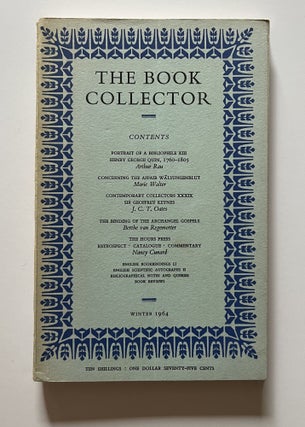 Item #66303 Ian Fleming Obituary in The Book Collector, Winter 1964. BIBLIOGRAPHY, Authors