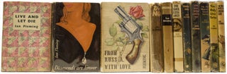 Item #66484 Complete UK Book Club Editions of Ian Fleming's James Bond Novels. Comprising: Live...