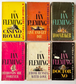 Ian Fleming's James Bond novels. Complete set of Signet paperbacks. Comprising: Casino Royale, Live and Let Die, Moonraker, Diamonds Are Forever, From Russia With Love, Dr. No, Goldfinger, For Your Eyes Only (short stories inc. From A View To A Kill, Quantum of Solace), Thunderball, The Spy Who loved Me, On Her Majesty's Secret Service, You Only Live Twice, The Man with the Golden Gun, Octopussy and The Living Daylights (short stories).