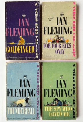 Ian Fleming's James Bond novels. Complete set of Signet paperbacks. Comprising: Casino Royale, Live and Let Die, Moonraker, Diamonds Are Forever, From Russia With Love, Dr. No, Goldfinger, For Your Eyes Only (short stories inc. From A View To A Kill, Quantum of Solace), Thunderball, The Spy Who loved Me, On Her Majesty's Secret Service, You Only Live Twice, The Man with the Golden Gun, Octopussy and The Living Daylights (short stories).