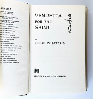 Vendetta for the Saint. The new full length Saint novel.
