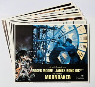 Item #66888 [LOBBY CARDS] Moonraker. Ian FLEMING, EON Productions