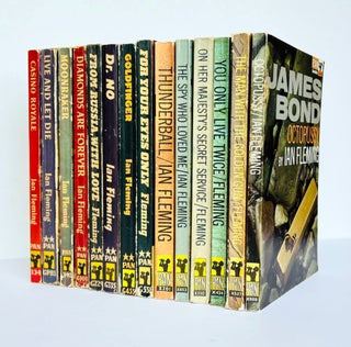 Item #67411 Complete Paperback First Editions of Ian Fleming's James Bond Novels. Comprising:...