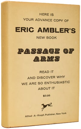 Item #67632 Passage of Arms. Eric AMBLER